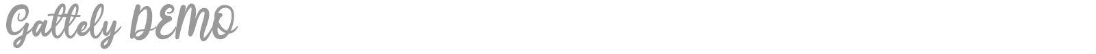 Gattely font preview